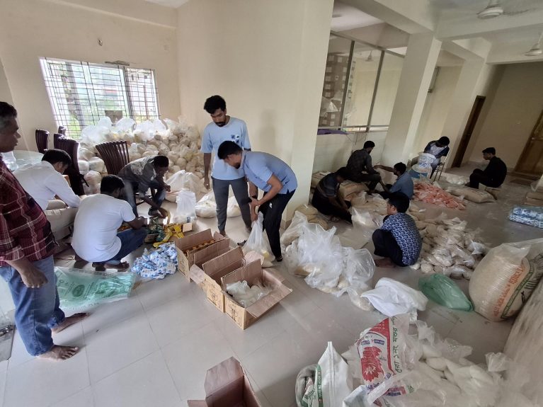Helping flood effected people