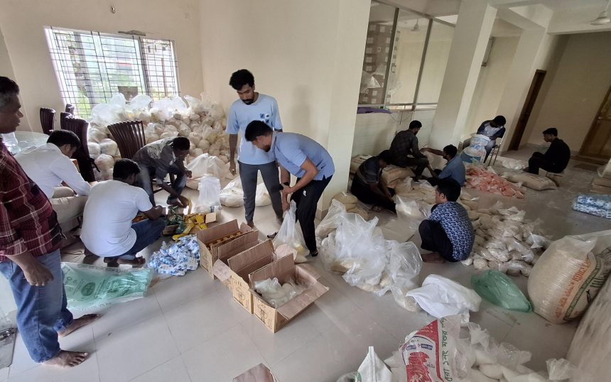 Helping flood effected people